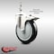 Service Caster 5 Inch 316SS Black Polyurethane Swivel 1/2 Inch Stem Caster Total Lock Brake SCC SCC-SS316TSTTL20S514-PPUB-BLK-121315 - alternate 3